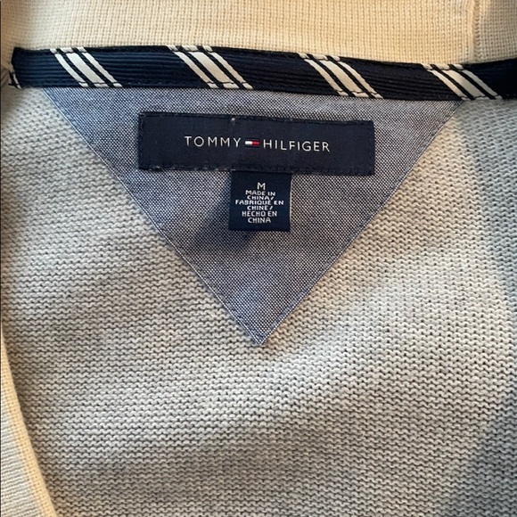 Tommy Hilfiger Men’s Cardigan grey white - Picture 2 of 5